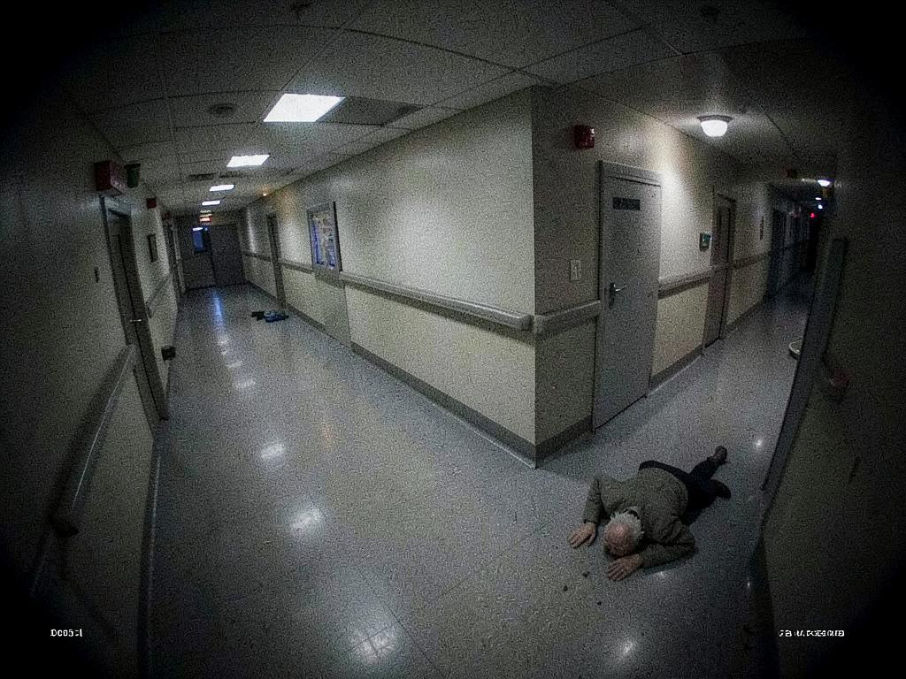 Detecção de queda identificada pela IA na CÂM 024